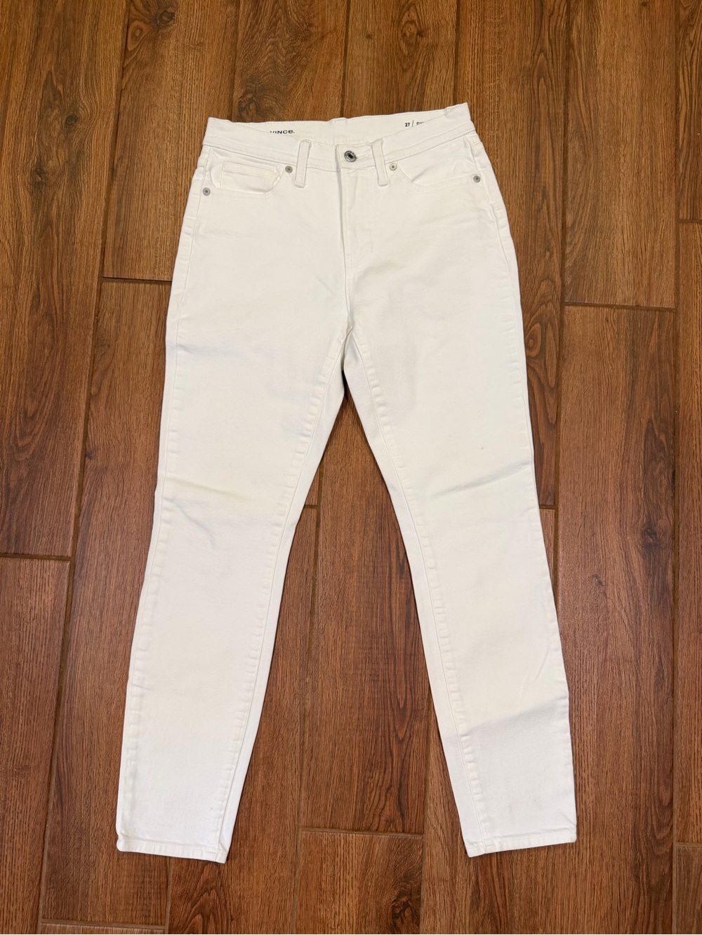 Vince White Skinny High-Rise Jeans / women’s 27